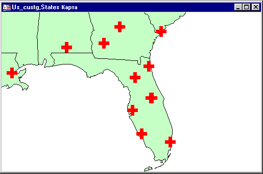 {Florida Customers map}