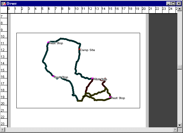 {Bikemap in Layout Window}