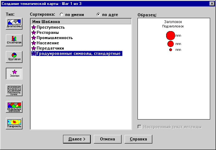 {Create Thematic Map dialog}